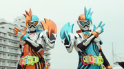 We're Kamen Riders