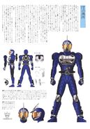 Kamen Rider Accel Trial concept art