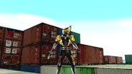 Kamen Rider Den-O Axe Form intro in Battride War Genesis