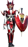 KRGa-Idunnringo.png (301 KB) Armored Rider Idunn (Ringo Arms) wielding Sword Bringer and Apple Reflector