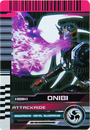KRDCD-AttackRide Hibiki Onibi Rider Card