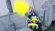 Monster Strike (Step 6: Flashing outline and yellow energy)