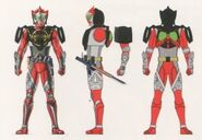 Kamen Rider Baron OOO Arms concept art