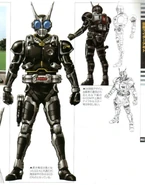 Концепт-арт Камен Райдера G4