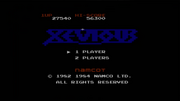 Xevious Game Screen