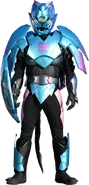 Kamen Rider Vice Barid Rex Genome Wielding Barid Shield