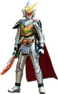 Gaim Kiwami Arms wielding the Daidaimaru