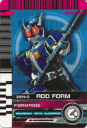 KRDCD-FormRide Den-O Rod Form Rider Card