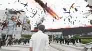 Monsters summoned from the Heisei Riders' history being erased