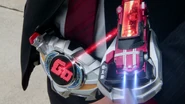 Shift Tridoron to shoot a laser into his Drive Driver's screen where it displays the word "Go" with...