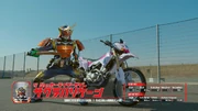Shocker Rider Gaim pre-race data