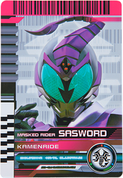 KRDCD-KamenRide Sasword Rider Card