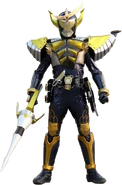 KRGa-Gaimbanana (With Bana Spear).png (594 KB) Gaim Banana Arms wielding the Bana Spear