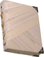 The white covered book used to create artificial lifeforms