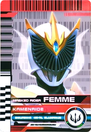 KRDCD-KamenRide Femme Rider Card