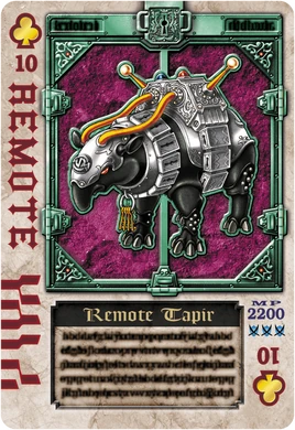 KRBl-Remote Tapir Rouse Card