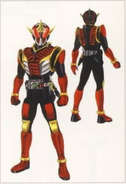 Kamen Rider Zeronos Zero Form concept art