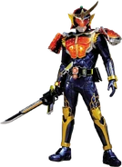 Gaim Orange Arms wielding the Musou Saber