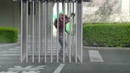 Unnamed finisher (Step 1: Justice Cage trapping)