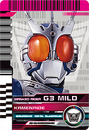 KRDCD-KamenRide G3 Mild Rider Card