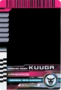 KRDCD-KamenRide Kuuga Rider Card (Blank)