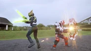 Magnum Tactical Blast + Claw Strike (Step 3: Energy covering claws)