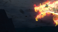 Jouryuu Shingekiha (Step 6: Dragons flying around Saber's flying kick)