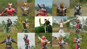 15 Heisei Riders