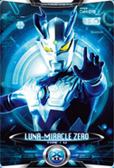 Ultraman X Luna-Miracle Zero Card