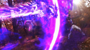 Sacred Charge (Jaou Dragon) (Version 2) (Step 2: Donward slash and purple dragon)