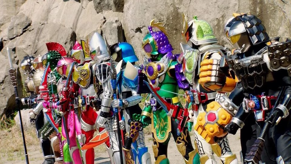 kamen rider gaim all riders