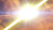 Radiant Dragonic Slash (Step 4: Cross slash and impact)
