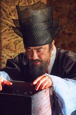 Cho Hak-ju portrayed by Ryu Seung-ryong