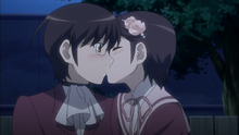 Chihiro kissng keima