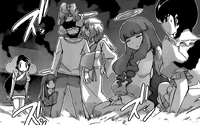 The Fight between three of the Goddesses