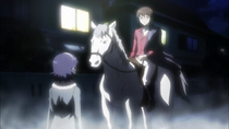 Keima on a horse