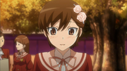 Chihiro with a flower clip