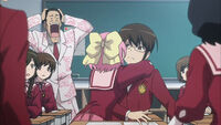 Kannon suddenly hug Keima