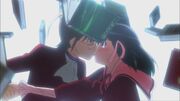 Shiori and Keima's Kiss