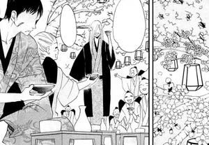 Los Tengus celebran el nombramiento de Jirou como Cuarto Jefe.