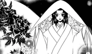 Nanami disfrazada de Yukiji.