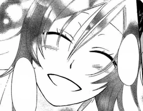 Nanami agradeciendo a Tomoe por haberla rescatado.