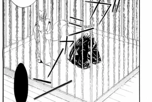Kurama y Tomoe son encerrados por Jirou en una jaula.