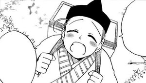 Suke sugiere a Nanami un descanso antes de continuar el camino.