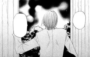 Kurama saliendo de casa de Suirou para reflexionar ciertas cosas.