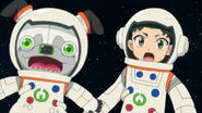 Wanda And Yuto In Their Astronaut Suits