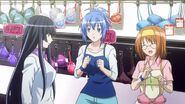 Shizuku, Natsuru, and Akane hanging out and shopping