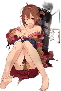 CG Shiratsuyu Yukata Damaged
