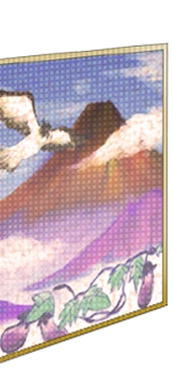 Wall painting of Mt. Fuji