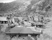 Xe tăng lội nước Ka-Mi sau khi bỏ phao nổi